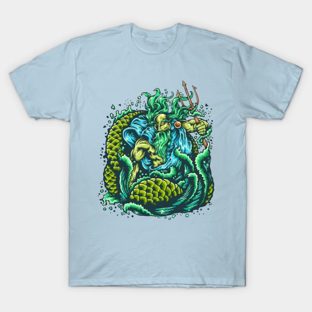 Titan of Triton T-Shirt by RadCoolguy